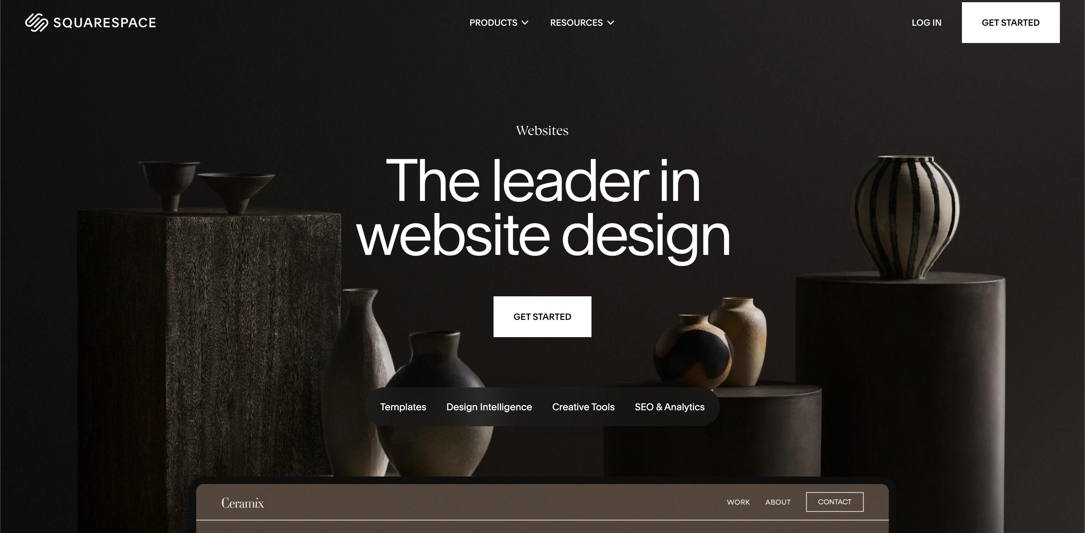 Professional website design example